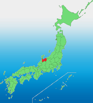 富山県の位置