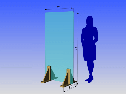 等身大大型パーティション