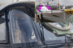 船舶割れた窓製作